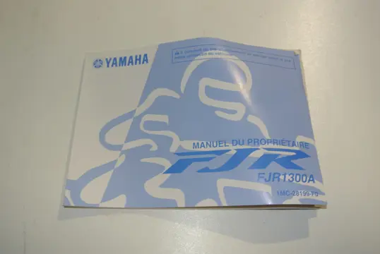 INSTRUCTIEBOEKJE Yamaha FJR 1300 2006 - 2012
