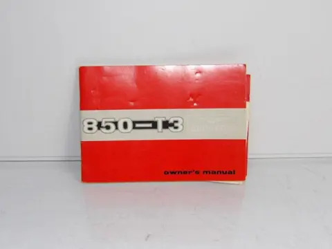 INSTRUCTIEBOEKJE Moto Guzzi 850 T3 T4 1977 - 1982