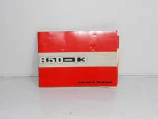 INSTRUCTIEBOEKJE Moto Guzzi 850 T3 T4 1977 - 1982