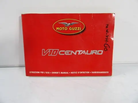 INSTRUCTIEBOEKJE Moto Guzzi V10 Centauro 1996 - 2000