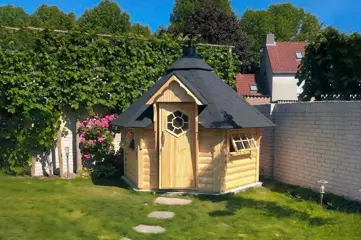 WArt Finse Kota | Nordic Pine hout | Grillhuis | Tuinhuis