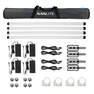 Nanlite Pavotube II 30X quad kit (w/ battery)