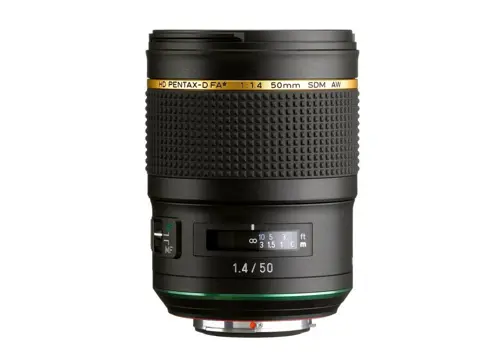 Pentax HD D-FA 50mm f/1.4 SDM AW Zwart
