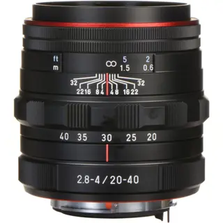 Pentax HD DA 20-40mm f/2.8-4.0 ED DC WR - Zwart