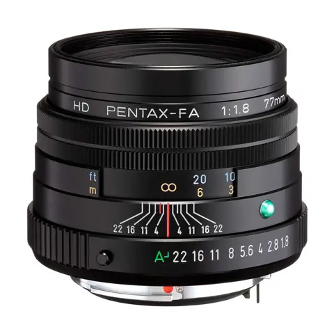 Pentax HD FA 77mm f/1.8 Limited Zwart