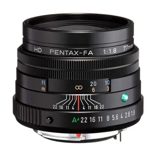 Pentax HD FA 77mm f/1.8 Limited Zwart