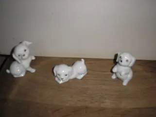 Hondjes - steen 3 stuks