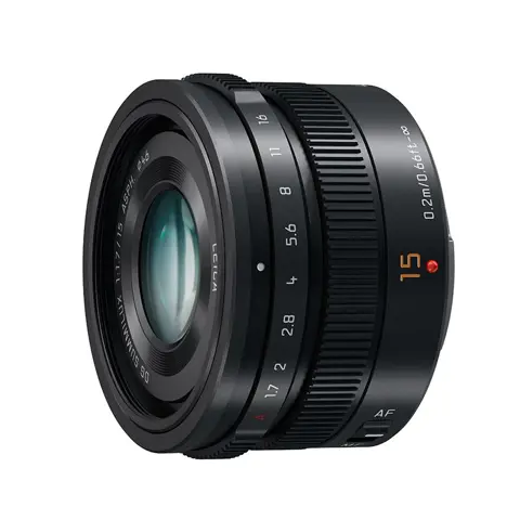 Panasonic Leica DG Summilux 15mm f/1.7 ASPH - Zwart