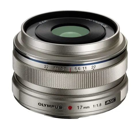 Olympus M.Zuiko Digital ED 17mm f/1.8 - Zilver