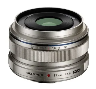 Olympus M.Zuiko Digital ED 17mm f/1.8 - Zilver