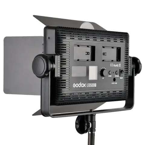 Godox Led 500Y met barndoor