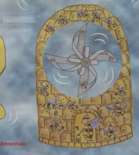 WINDMOLEN bijenhuis bienenhaus NIEUW