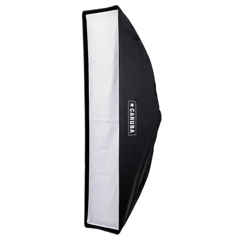 Caruba Quick Assembly Matte Zilver Strip Softbox 30x140 cm