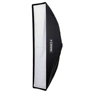 Caruba Quick Assembly Matte Zilver Strip Softbox 30x140 cm