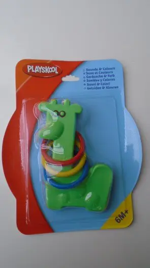 BABY SPEELGOED GIRAF GROEN NIEUW