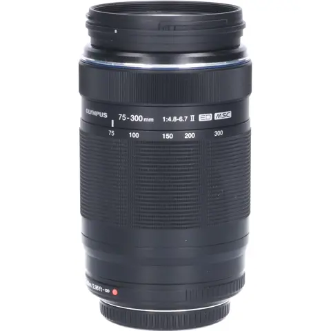 Tweedehands Olympus M.Zuiko Digital ED 75-300mm f/4.8-6.7 II - Zwart CM2500