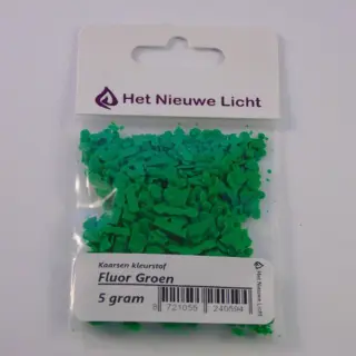 Kaarsen kleurstof Fluor Groen 5gr.