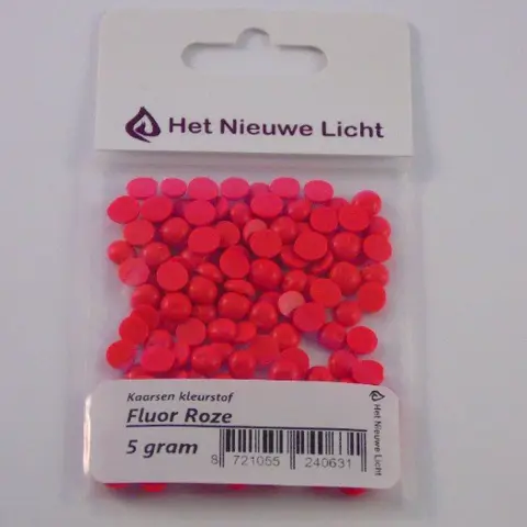 Kaarsen kleurstof Fluor Roze