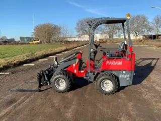 PACAM kniklader minishovel LF vanaf 22000 Euro