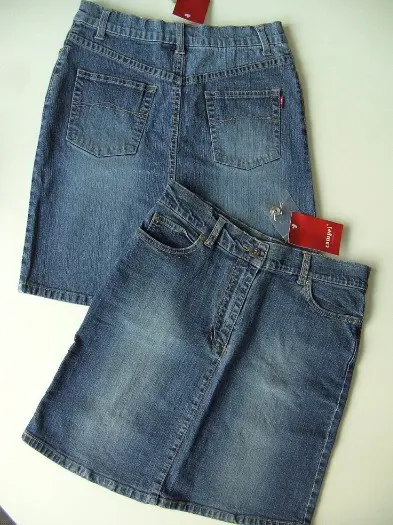 JEANS ROKJE/ SPIJKERROK STRETCH MAAT 36 NIEUW