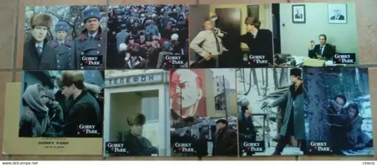 GORKY PARK lobbycard set.