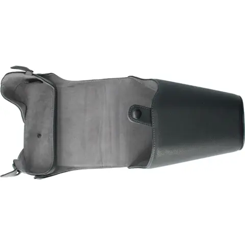 Delamax Lederen Retrotas voor Canon EOS 7D Zwart