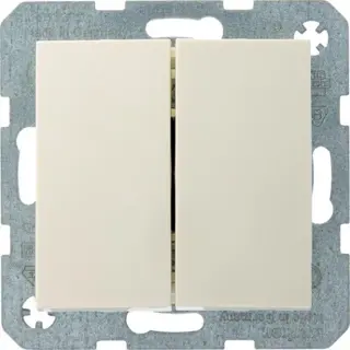 Berker S.1 wissel-wisselschakelaar crème