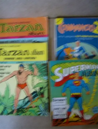 36 superman , commando z , tarzan