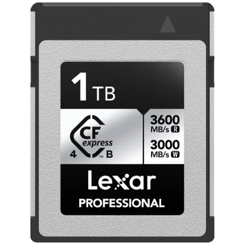 Lexar CFexpress Pro Type B Silver 4.0 Series 1TB - R3600/W3000MB/s