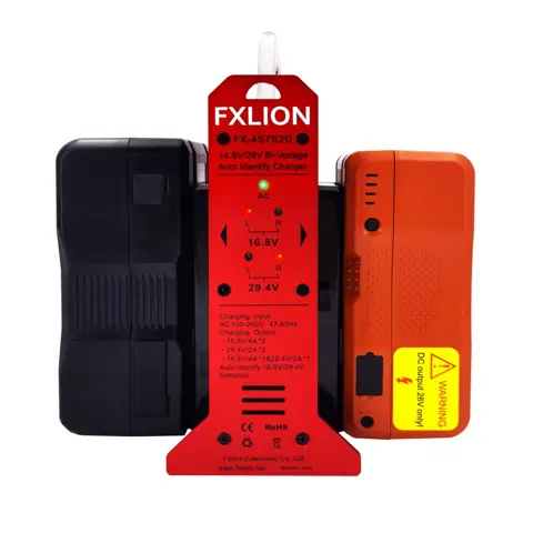Fxlion 14.8V/26V Battery 2-ch V-lock Charger