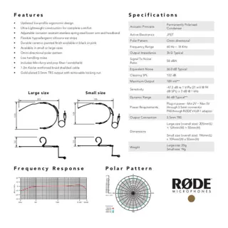 Rode HS2-P Large HS2 Headset Microphone Roze
