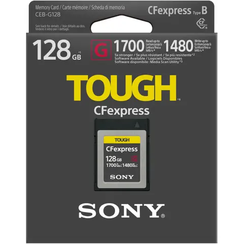 Sony CFexpress Type B 128GB R1700/W1480