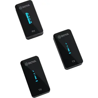 Boya 2.4 GHz Dual Lavalier Microphone Wireless BY-XM6-S2