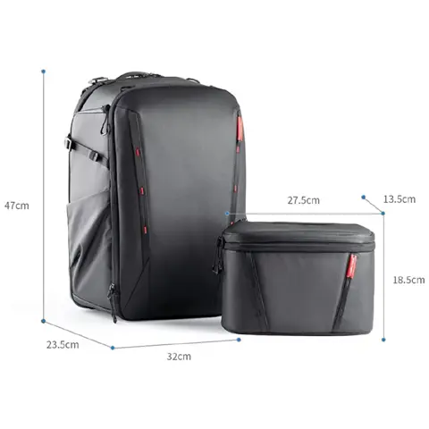 PGYTech Onemo 2 Backpack 25l met uitneembare schoudertas Space Black