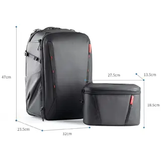 PGYTech Onemo 2 Backpack 25l met uitneembare schoudertas Space Black