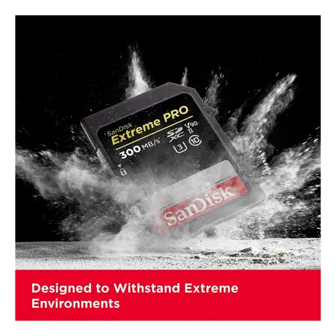 SanDisk SDXC Extreme Pro 128GB 300MB/s C10 UHS-II V90