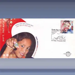 Kind met Euromunt (2001)
