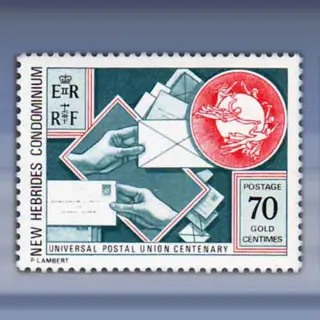 100 jaar U.P.U. (Engels) (1974)
