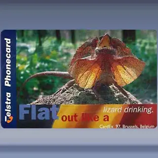 Australia, Telstra (Frill-necked lizard) (1997)