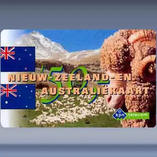 Nieuw Zeeland/Australi&euml; (KPN met kroon)