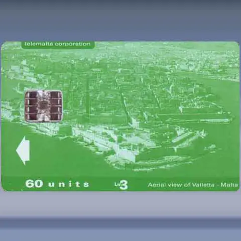 Luchtfoto van Valletta (1997)