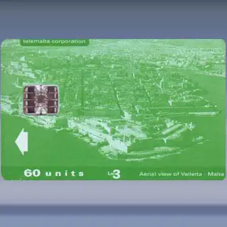 Luchtfoto van Valletta (1997)