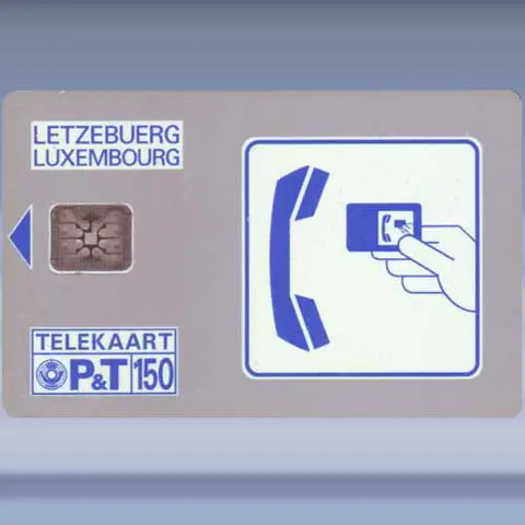 Telecarte - bleu (juli-1991)