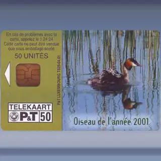 Oiseau de l'ann&eacute;e 2001
