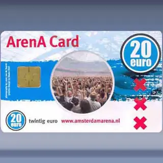 ArenA kaart a.k. Grolsch reclame