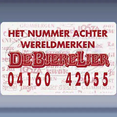 De Bierelier het nummer achter ...