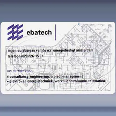 Ebatech Energiebedrijf Amsterdam
