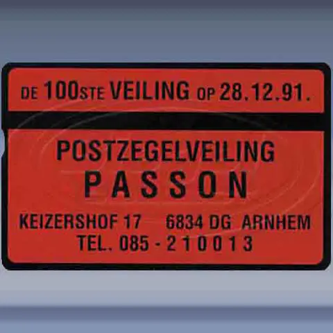 Postzegelveiling Passon