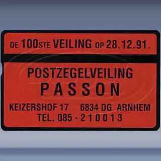 Postzegelveiling Passon