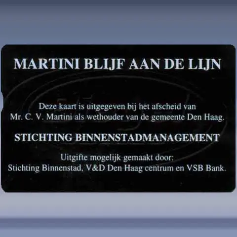 Martini blijf aan de lijn